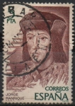 Stamps Spain -  Jorge Manrrique