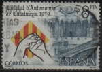 Stamps Spain -  Proclamacion dl Estatuto d´Autonomia d´Cataluña