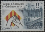 Stamps Spain -  Proclamacion dl Estatuto d´Autonomia d´Cataluña