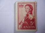 Stamps Canada -  Queen Elizabeth II - Serie: Visita Real-1959.