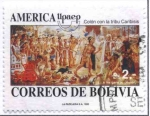Stamps Bolivia -  V Centenario Descubrimiento de America