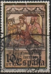 Sellos de Europa - Espaa -  Navidad, Mural gotico d´l´Iglesia d´santa Maria d´Cuiña en Oza d´l´Rios