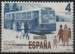 Stamps Spain -  Utilice transportes colectivos 