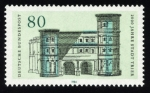 Stamps : Europe : Germany :  ALEMANIA - Tréveris- Monumentos romanos, Catedral de san Pedro e Iglesia de Nuestra Señora