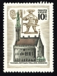 Sellos de Europa - Rusia -  ESTONIA: Centro histórico de Tallín