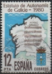 Stamps Spain -  Promulgacion dsl estatuto d´Autonomia d´Galicia