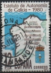 Stamps Spain -  Promulgacion dsl estatuto d´Autonomia d´Galicia