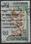 Stamps Spain -  Año Internacional d´l´personas disminuidas