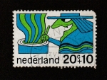 Stamps Netherlands -  Bruja removiendo el caldero