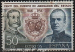 Stamps Spain -  Centenario dl´Cuerpo d´Abogados dl´Estado 