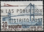 Stamps Spain -  Correo Aereo, Puente d´Rande Sobre la ria d´Vigo