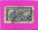 Stamps Colombia -  Palacio de Comunicaciones