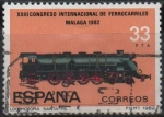 Stamps Spain -  XXII congreso Internacional d´Ferrocarriles 