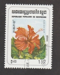Stamps Cambodia -  Nyctaginaceas
