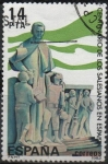Stamps Spain -  Centenario d´l´llegada a España dl l´Padres Selecianos