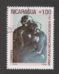 Stamps Nicaragua -  Pinturas nicaraguenses