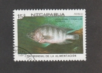 Stamps Nicaragua -  Pez Mojarra