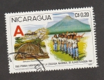 Sellos de America - Nicaragua -  Armadillo