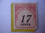 Sellos de America - Estados Unidos -  Postage Due - Números-17 Cent.