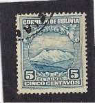 Stamps Bolivia -  El Illimani