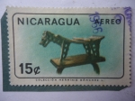 Stamps Nicaragua -  Colección Herminio Sánchez - Objeto de Trabajo-Serie:Antiguedades Nicaraguenses. 