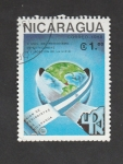 Sellos de America - Nicaragua -  X Sniv. drl periodismo de catacumbas