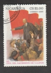 Stamps Nicaragua -  115 Aniv. del nacimiento de Lenin