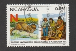 Sellos de America - Nicaragua -  Nutria
