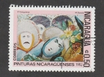 Stamps : America : Nicaragua :  Pinturas nicaraguenses