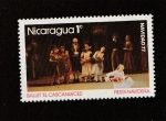 Stamps Nicaragua -  Ballet Cascanueces