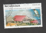 Stamps Nicaragua -  Centro de Convenciones Olof Palme