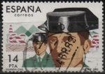 Stamps Spain -  Cuerpos d´Seguridad dl´Estado 