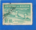 Stamps Bolivia -  Independencia Economica