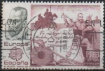 Stamps Spain -  Europa, Cervantes y su obra Don Quijote