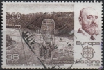 Sellos de Europa - Espaa -  Europa, Torres Quevedo y el transbordador sobre el Niagara