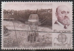 Stamps Spain -  Europa, Torres Quevedo y el transbordador sobre el Niagara