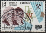 Stamps Spain -  Bicentenario dl´descubrimiento dl´wolframio por los hemanos d´Elhuyar
