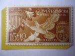 Stamps Spain -  Ed:ES-GN 374 - Guinea Española - Ayuda a Valencia