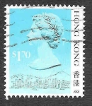 Stamps Hong Kong -  499d - Isabel II