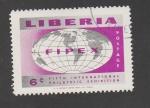 Stamps Liberia -  5 exhibición filatélica internacional