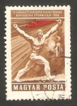 Stamps Hungary -  1275 - 40 Anivº de la República sovietico húngara