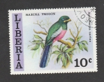 Stamps Liberia -  Ave Marina trogon