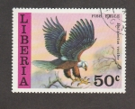 Stamps Liberia -  Aguila pescadora