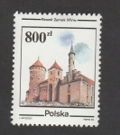 Stamps Poland -  IglesiaReszel-Zamek siglo XIV