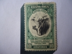 Stamps Costa Rica -  Ganadería - Feria Nacional Agrícola, Ganadera  e Industrial, Cartago 1950