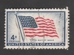Sellos de America - Estados Unidos -  Bandera estadouniense