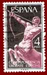 Stamps Spain -  Edifil 1186 Centauro correspondencia urgente especial 4