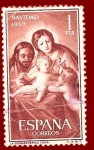 Sellos de Europa - Espa�a -  Edifil 1253 Navidad 1959 1