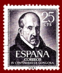 Stamps Spain -  Edifil 1369 Góngora 0,25