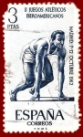 Stamps Spain -  Edifil 1453 II Juegos atléticos iberoamericanos 3